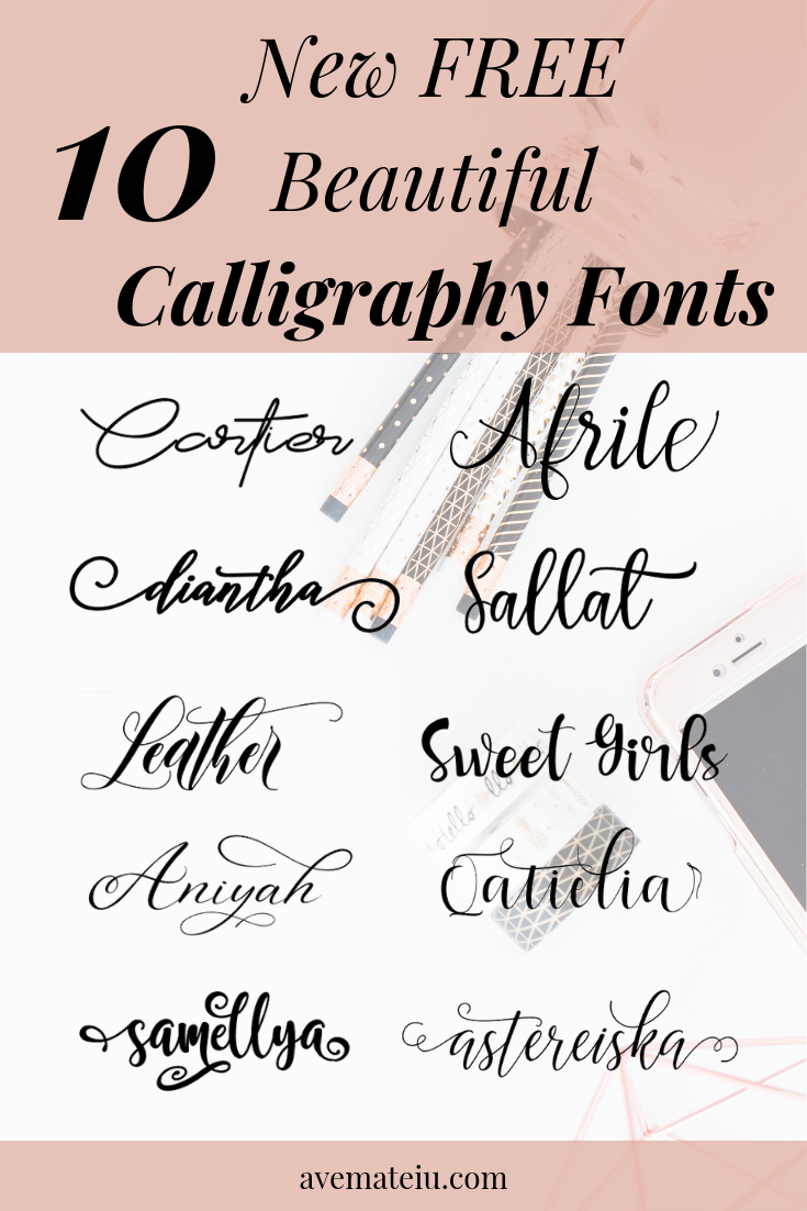modern calligraphy fonts free